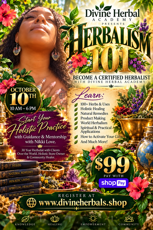 Herbalism 101 / Certification 1 day course - Online