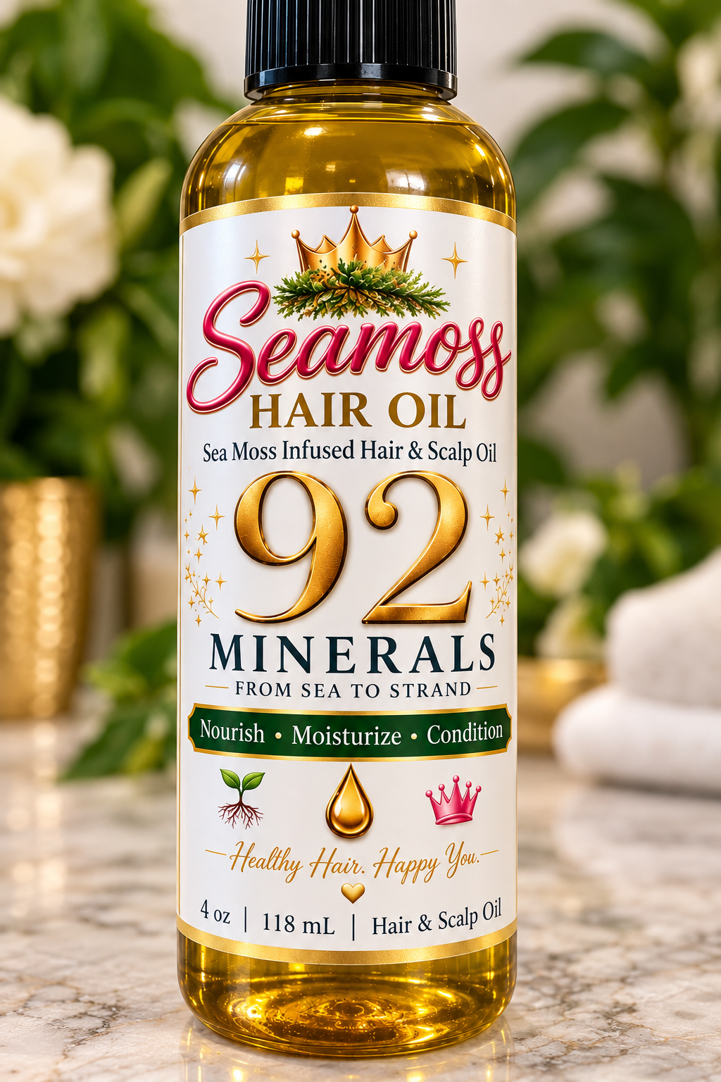 Seamoss Hair Oil