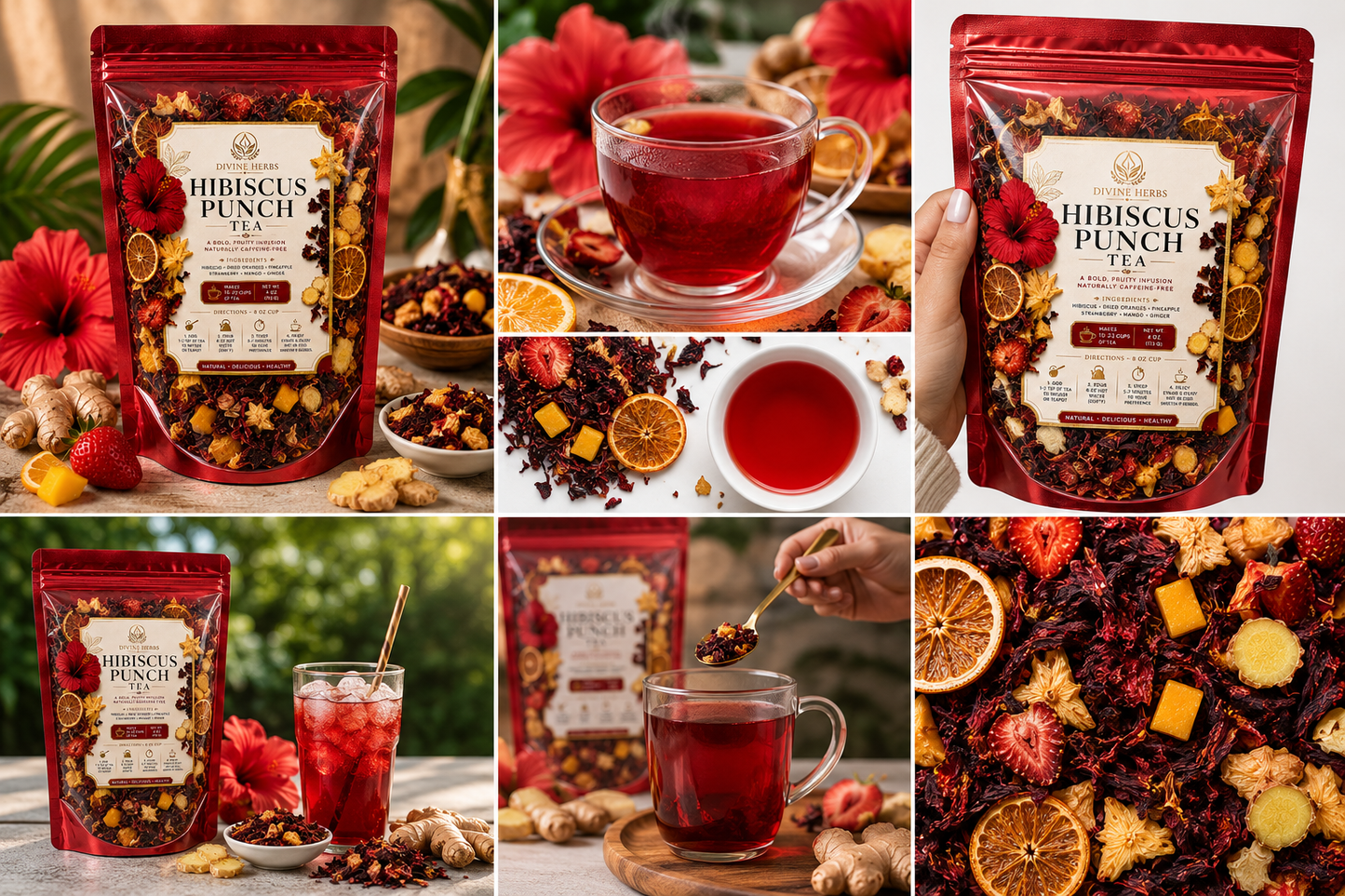 Hibiscus Punch Tea